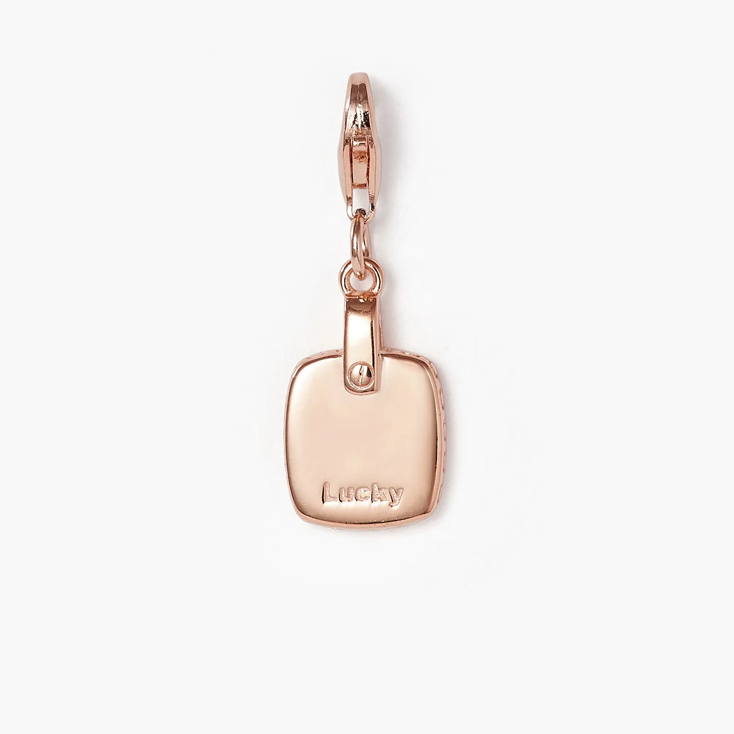 [-50%] Classic Lucky Solid Arc Square Pendant