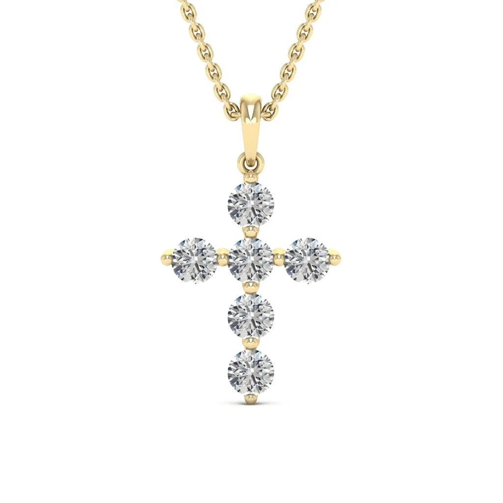0.66 d.e.w cts Evangeline Moissanite Necklace