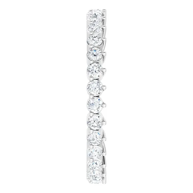 0.90 ct. Round Diamond Eternity Band Stackable Ring