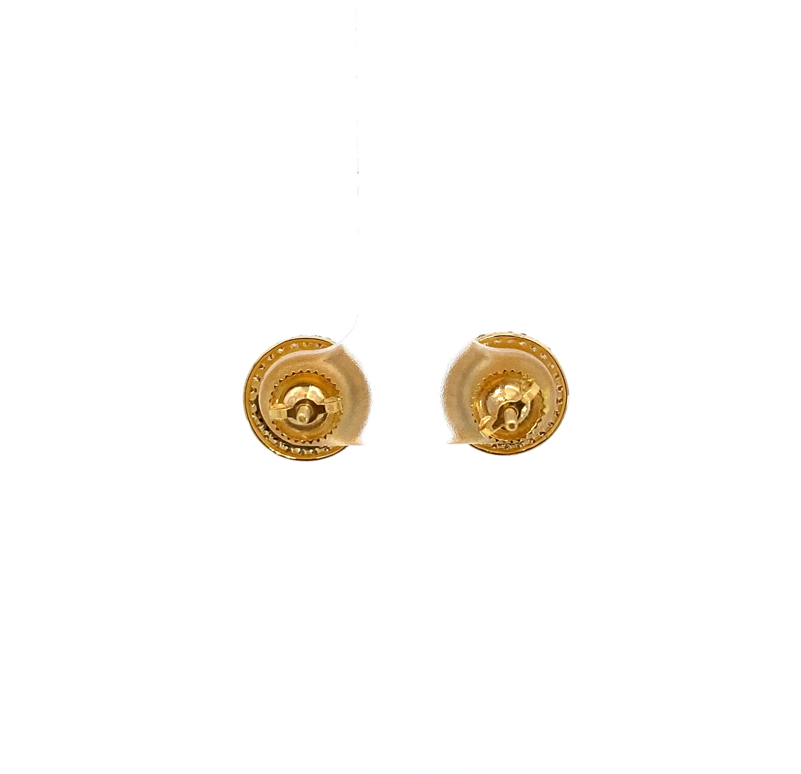 10K Luxury Crown Diamond Earrings