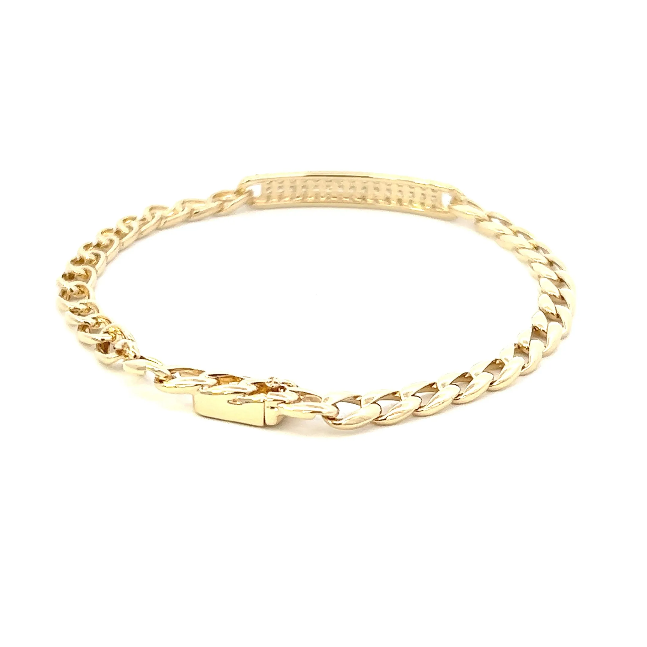 14K Yellow Gold Pave Diamond Bracelet (.65ctw)
