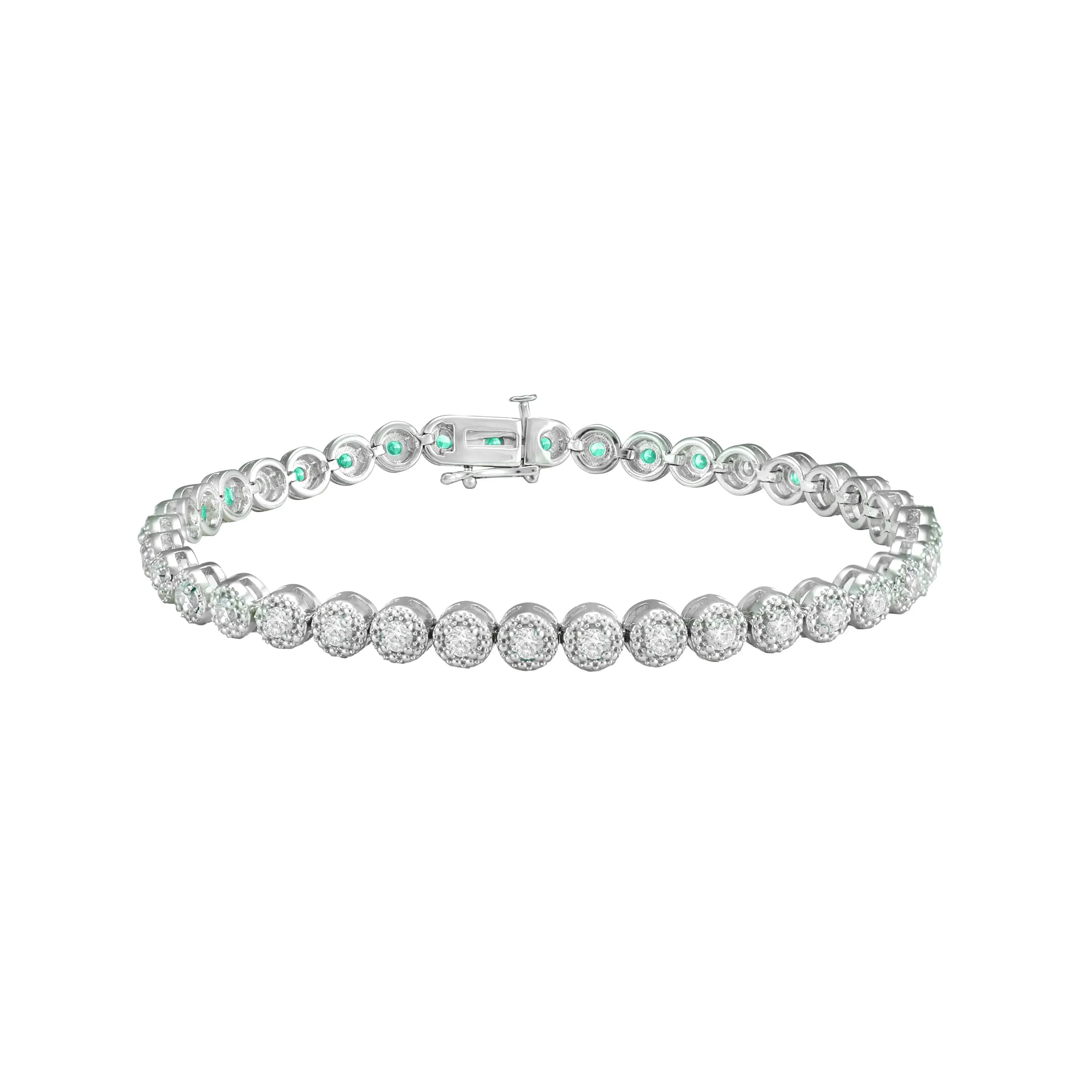 2 ct tdw Diamond Tennis Bracelet in 10K White Gold
