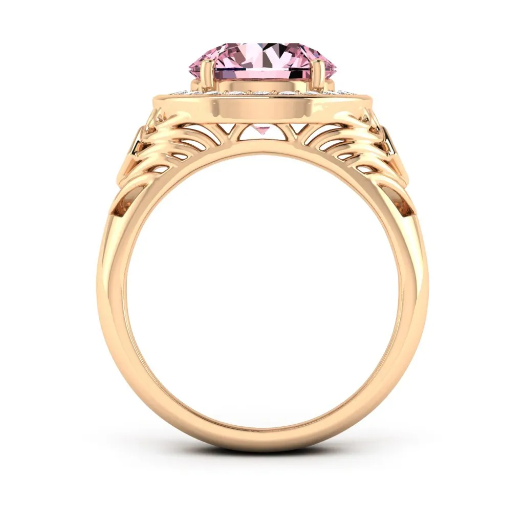 2.30 d.e.w cts Cassandra Moissanite Ring