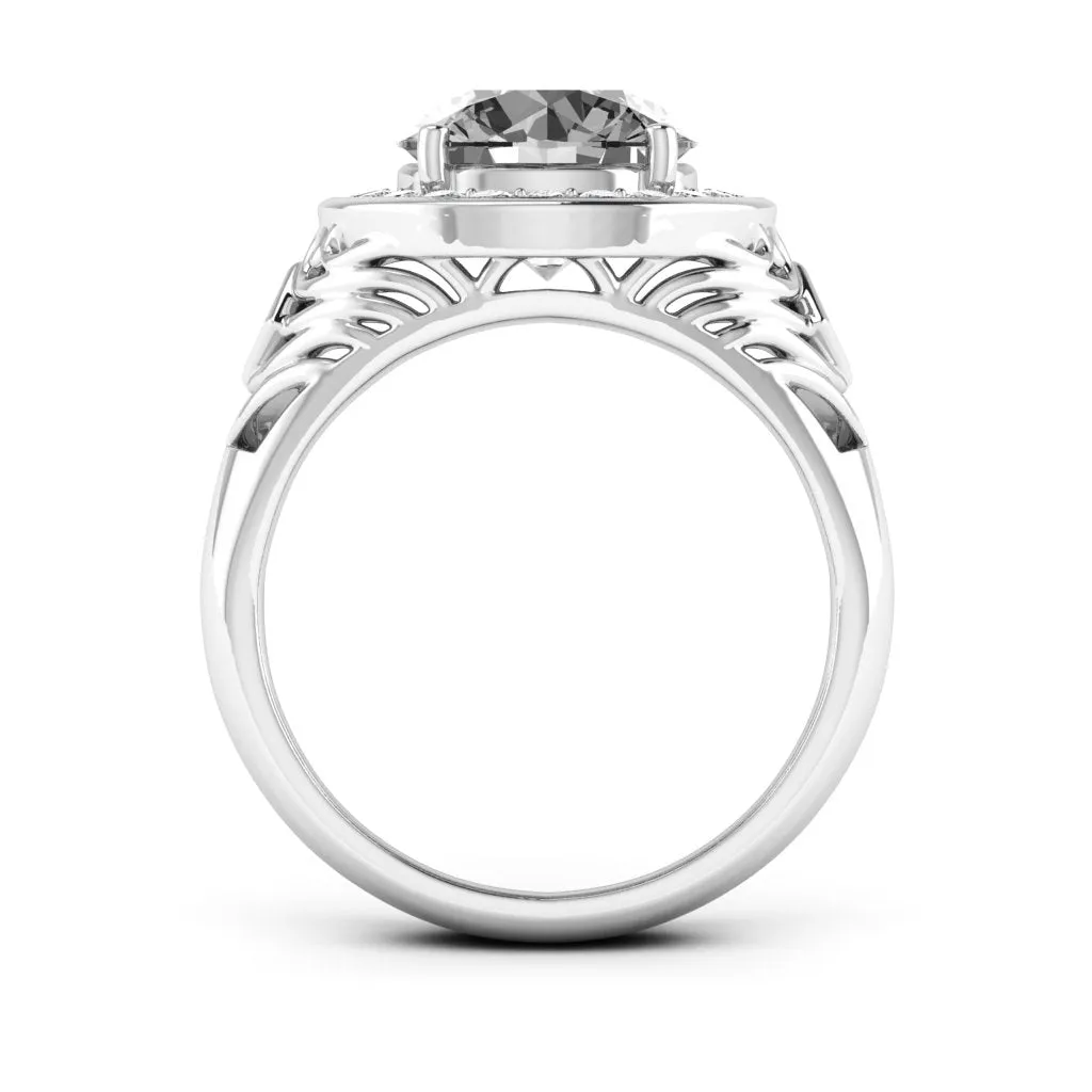 2.30 d.e.w cts Cassandra Moissanite Ring
