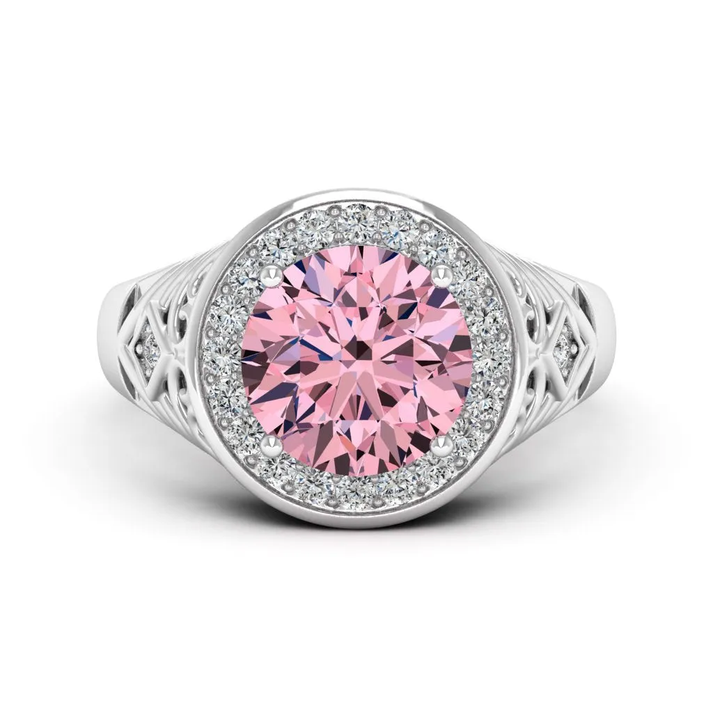 2.30 d.e.w cts Cassandra Moissanite Ring