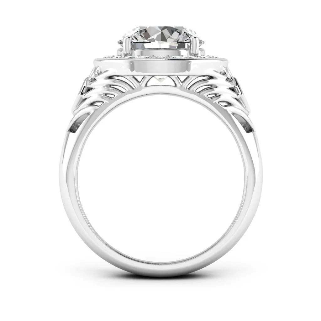 2.30 d.e.w cts Cassandra Moissanite Ring