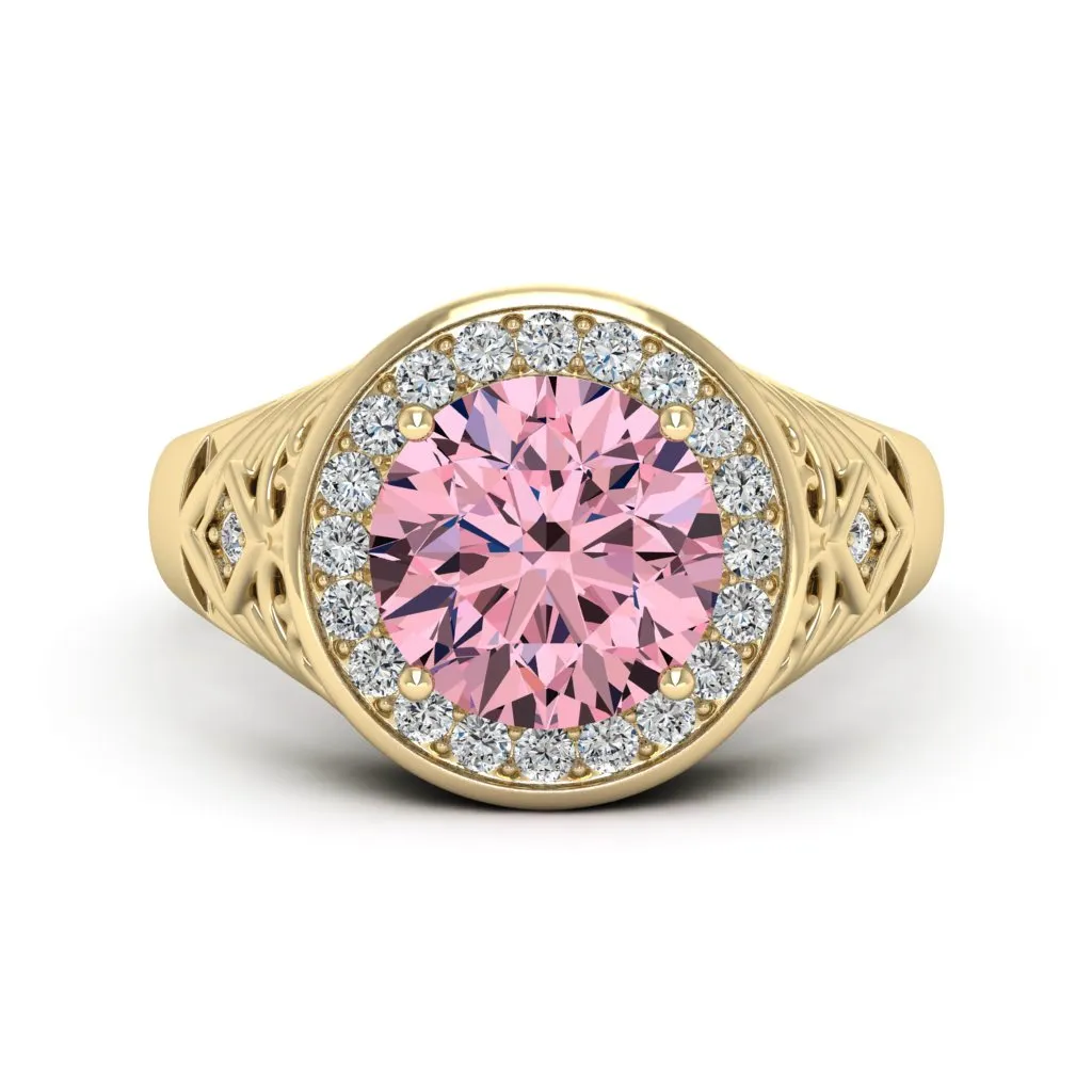 2.30 d.e.w cts Cassandra Moissanite Ring