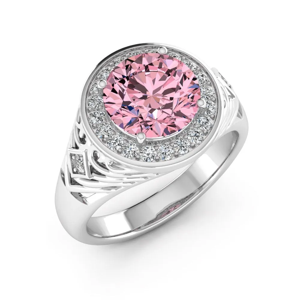 2.30 d.e.w cts Cassandra Moissanite Ring