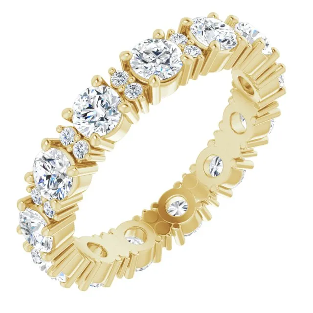 2.44 ct. Round  Diamond Eternity Band