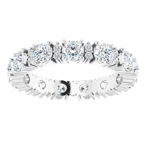 2.44 ct. Round  Diamond Eternity Band