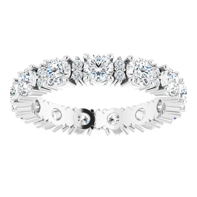 2.44 ct. Round  Diamond Eternity Band