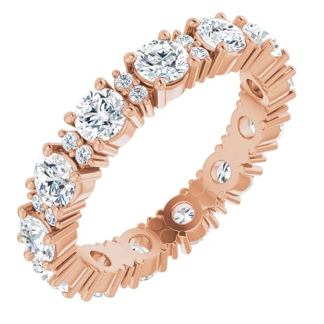 2.44 ct. Round  Diamond Eternity Band