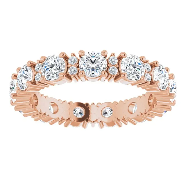 2.44 ct. Round  Diamond Eternity Band