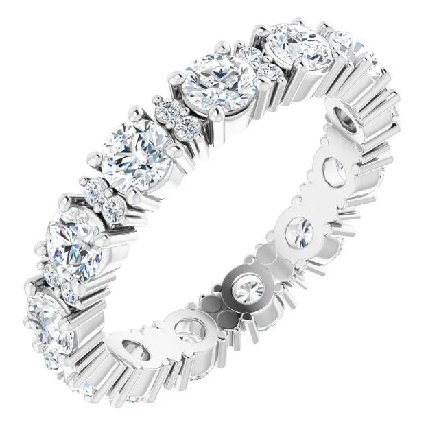 2.44 ct. Round  Diamond Eternity Band