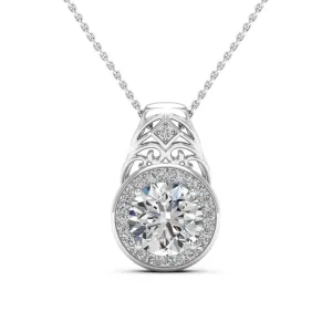 3.07 d.e.w cts Cassandra Moissanite Necklace