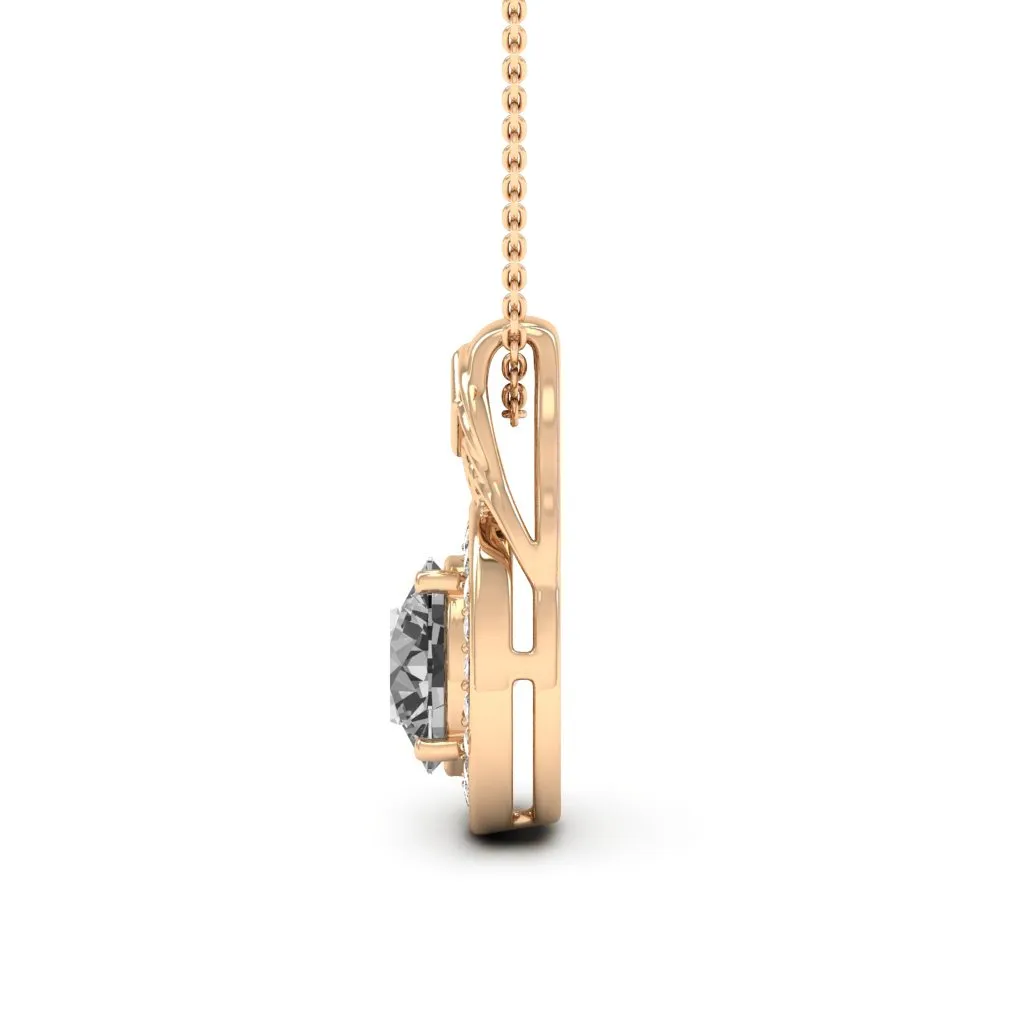 3.07 d.e.w cts Cassandra Moissanite Necklace