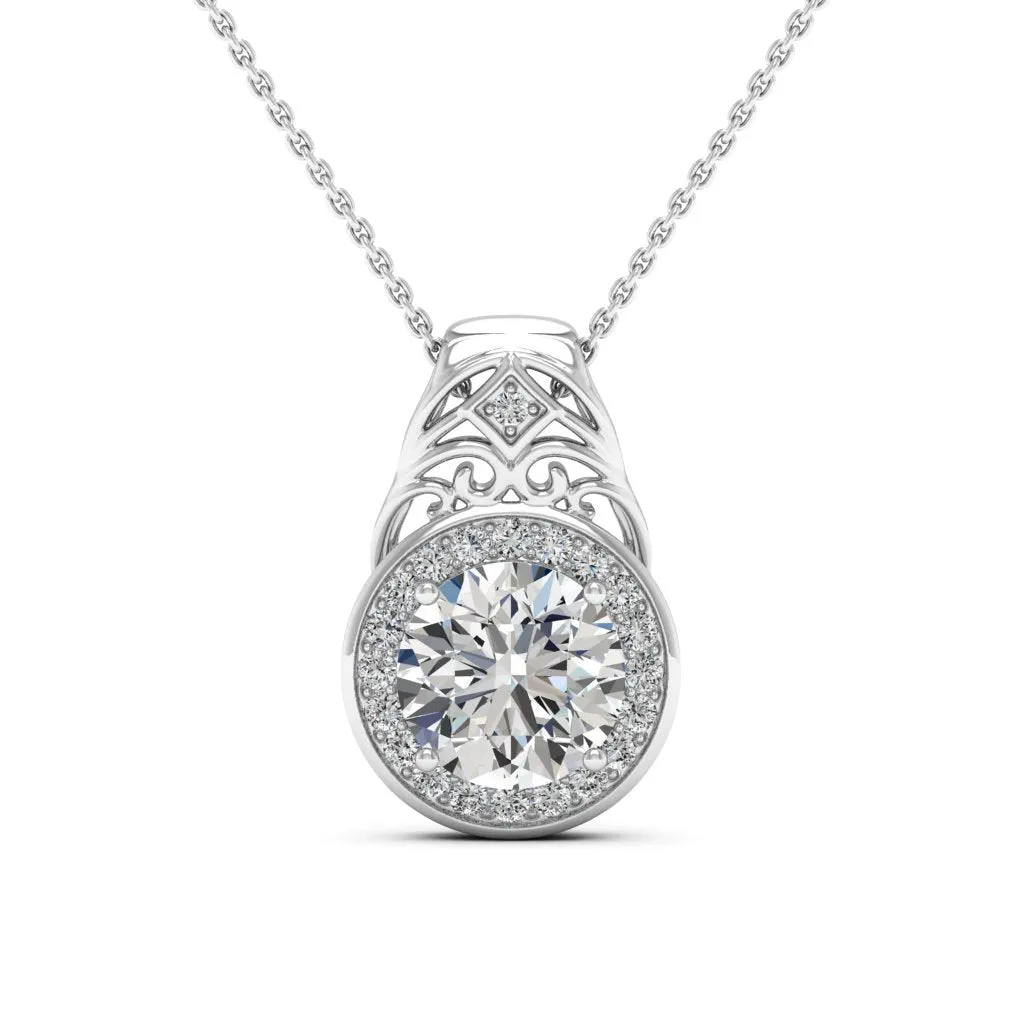 3.07 d.e.w cts Cassandra Moissanite Necklace