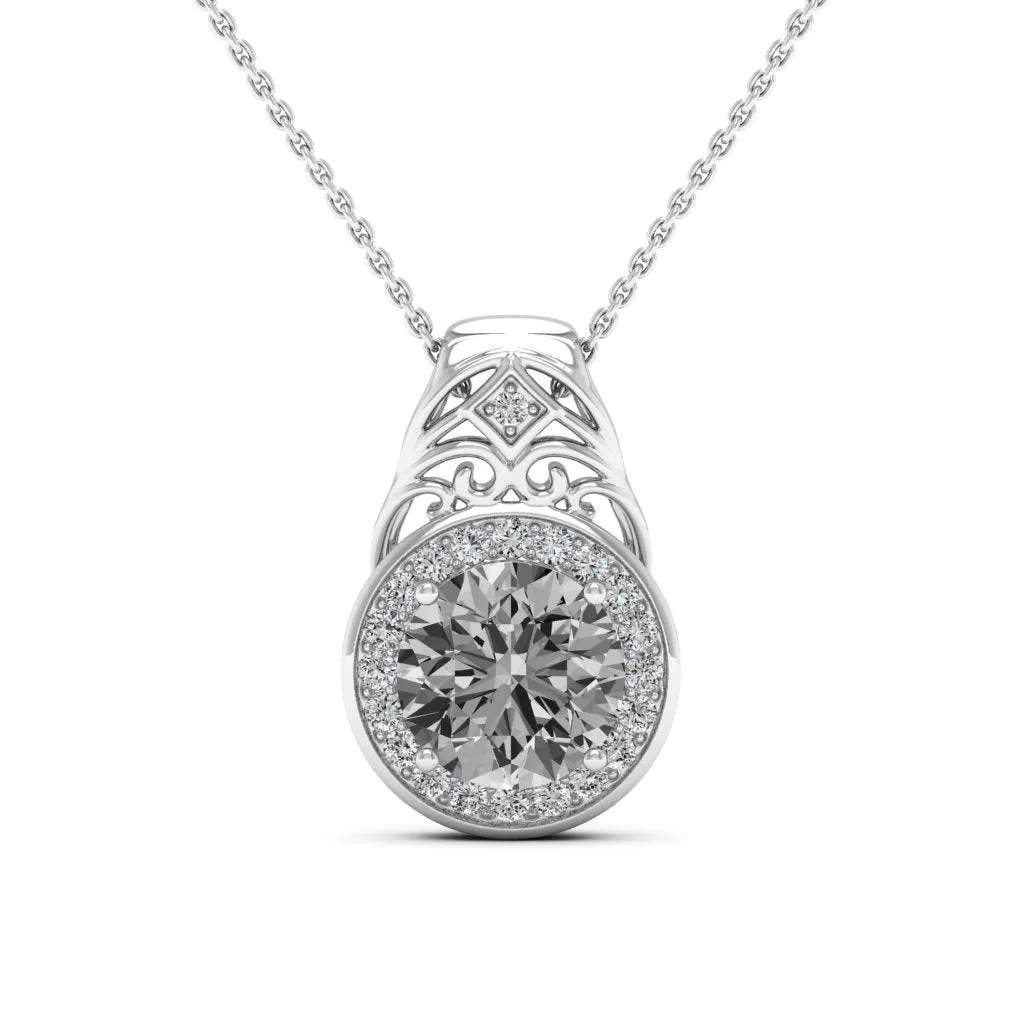 3.07 d.e.w cts Cassandra Moissanite Necklace