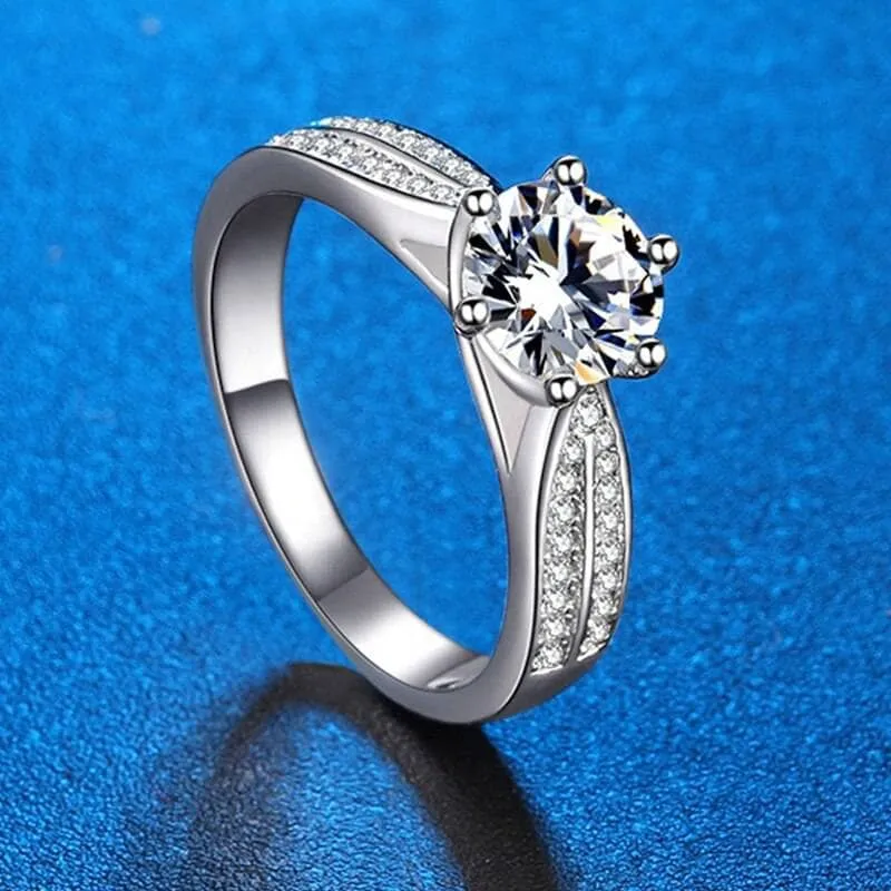 3ct Diamond Solitaire Wedding Ring