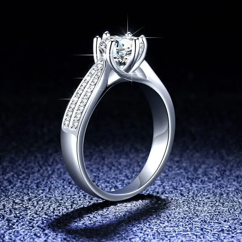 3ct Diamond Solitaire Wedding Ring