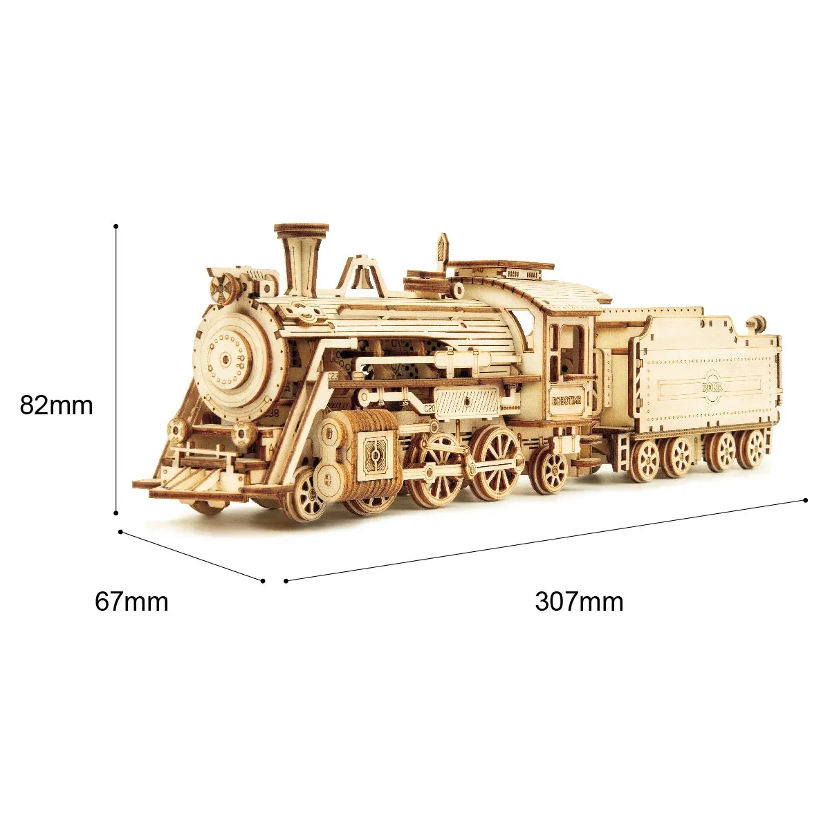 3D Wooden Puzzle Car Model DIY Assembly Toy Birthday Gift for Boys Children's Mechanical Kit Home Décor, Kids Christmas Gift C55