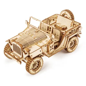 3D Wooden Puzzle Car Model DIY Assembly Toy Birthday Gift for Boys Children's Mechanical Kit Home Décor, Kids Christmas Gift C55