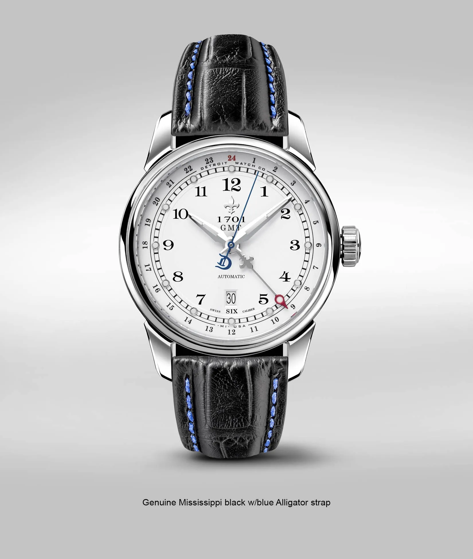 42mm 1701 Pontchartrain® GMT Dual Timezone