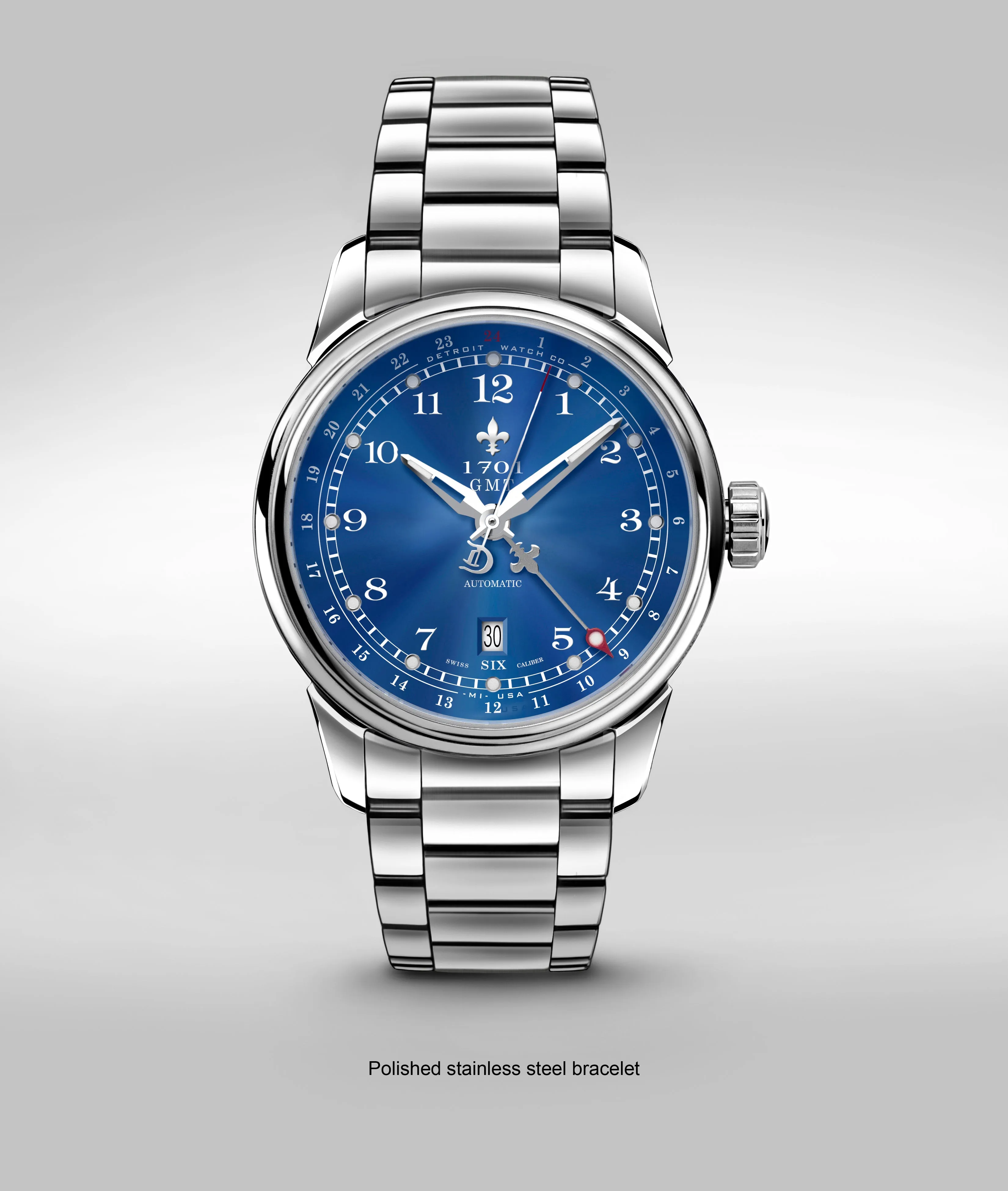 42mm 1701 Pontchartrain® GMT Dual Timezone