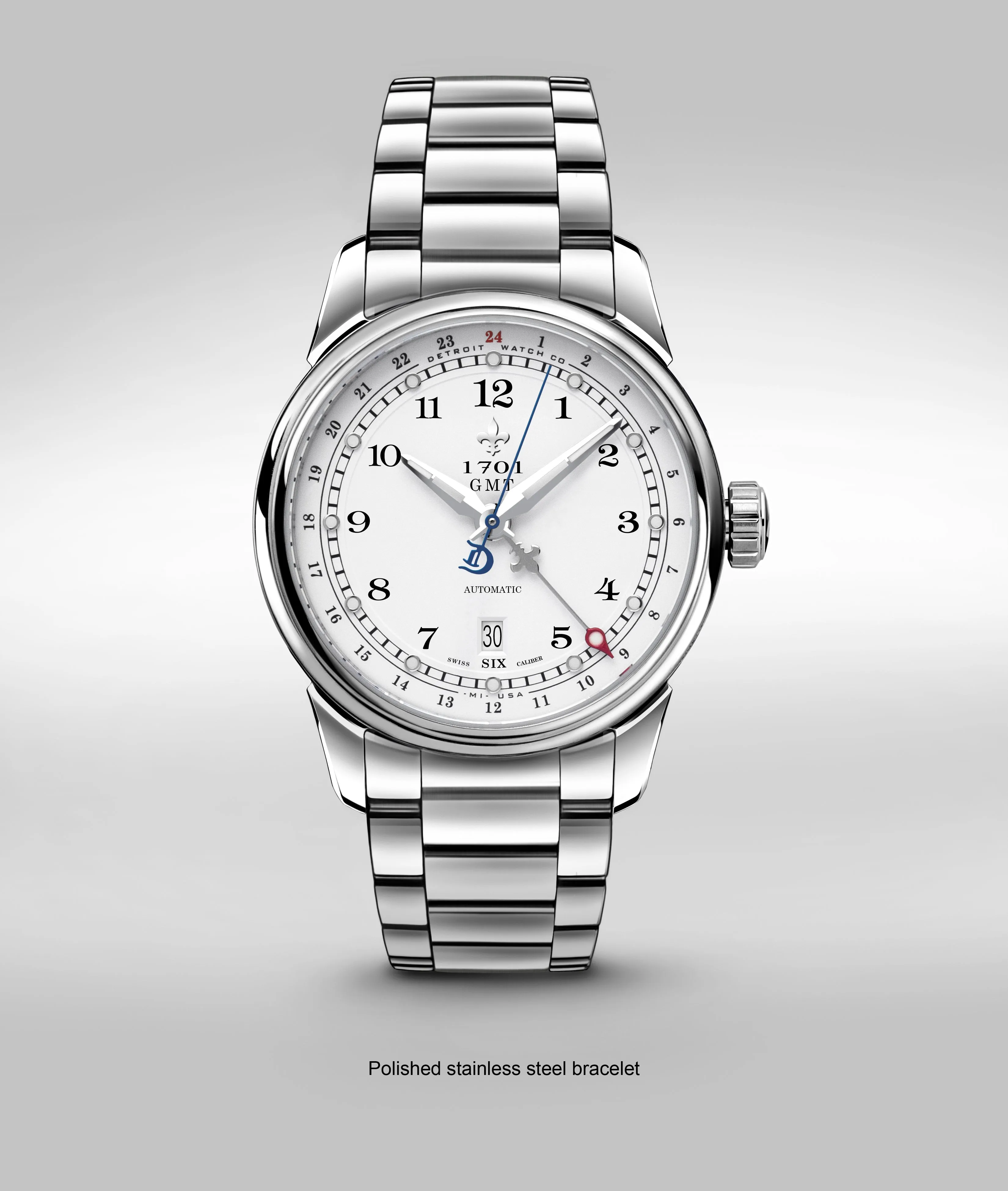 42mm 1701 Pontchartrain® GMT Dual Timezone
