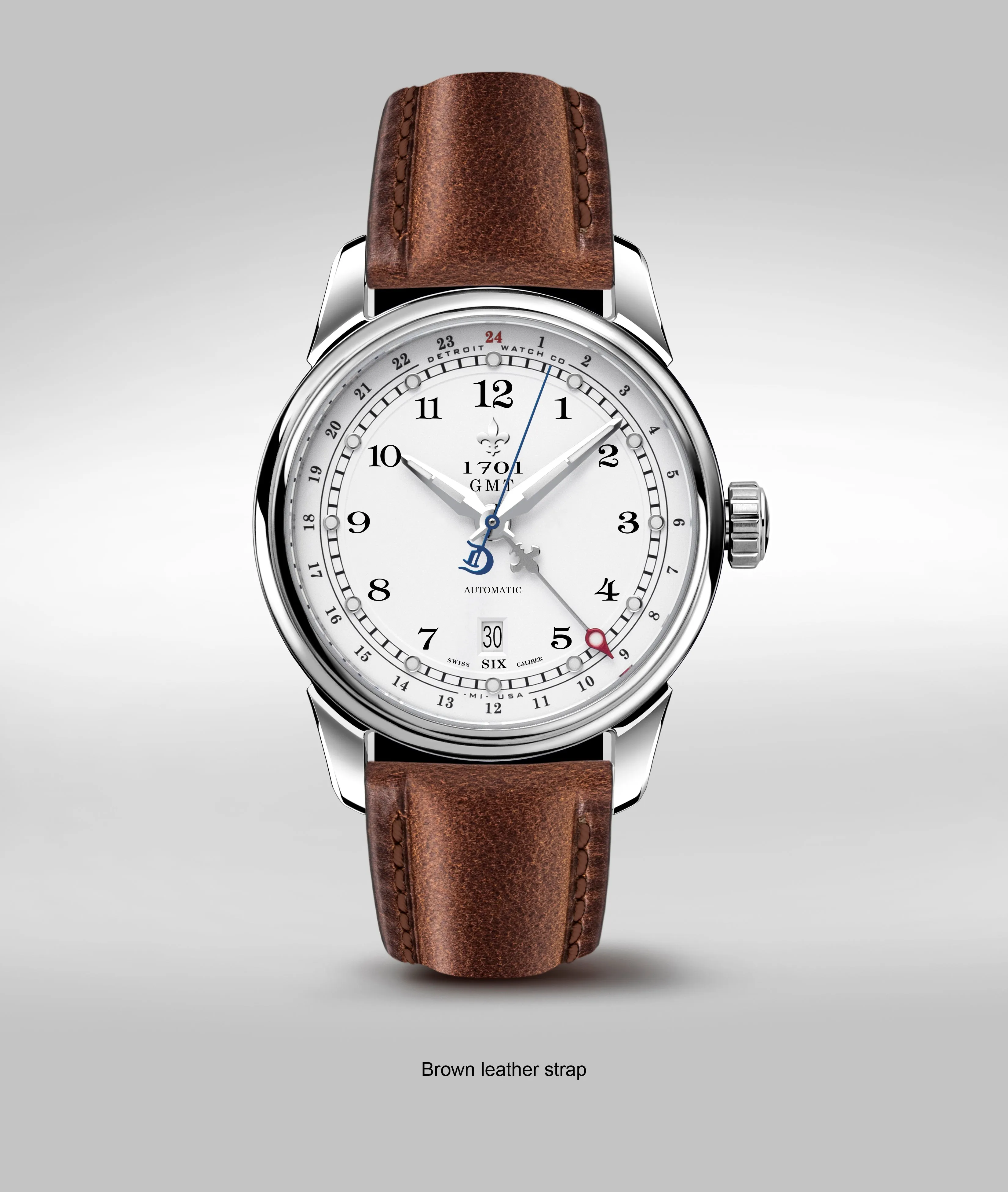 42mm 1701 Pontchartrain® GMT Dual Timezone