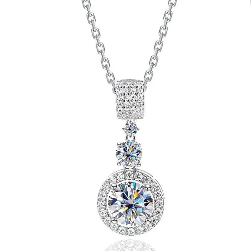 6.1 Ct Diamond Sweater Collarbone Chain Necklace