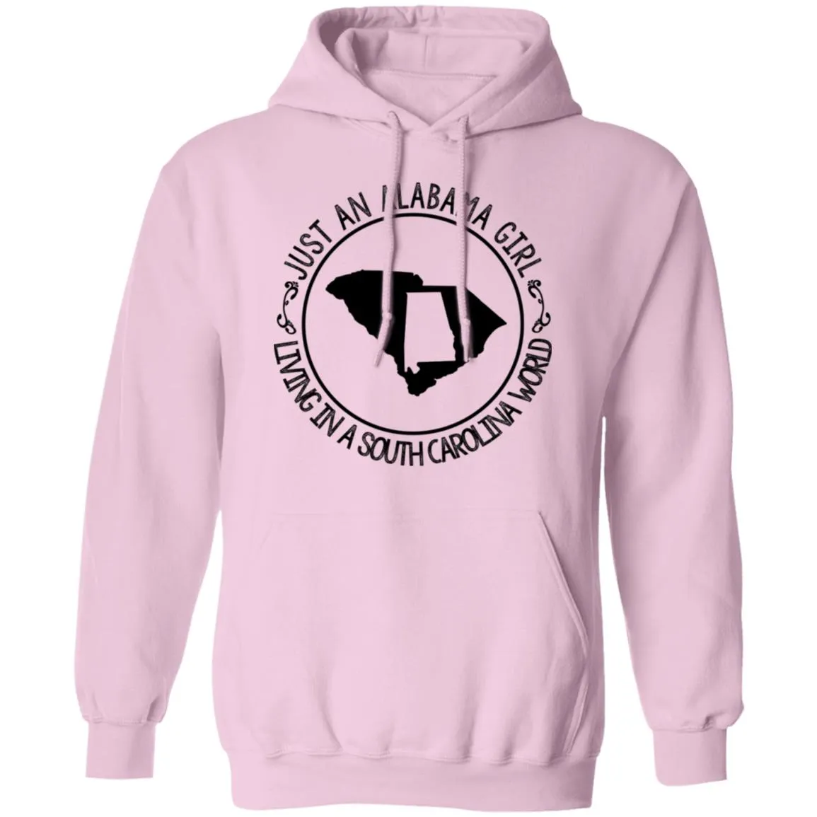 Alabama Girl Living In South Carolina World T-Shirt