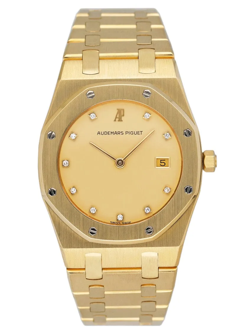 Audemars Piguet Royal Oak 56175BA Diamond Champagne Dial Ladies Watch