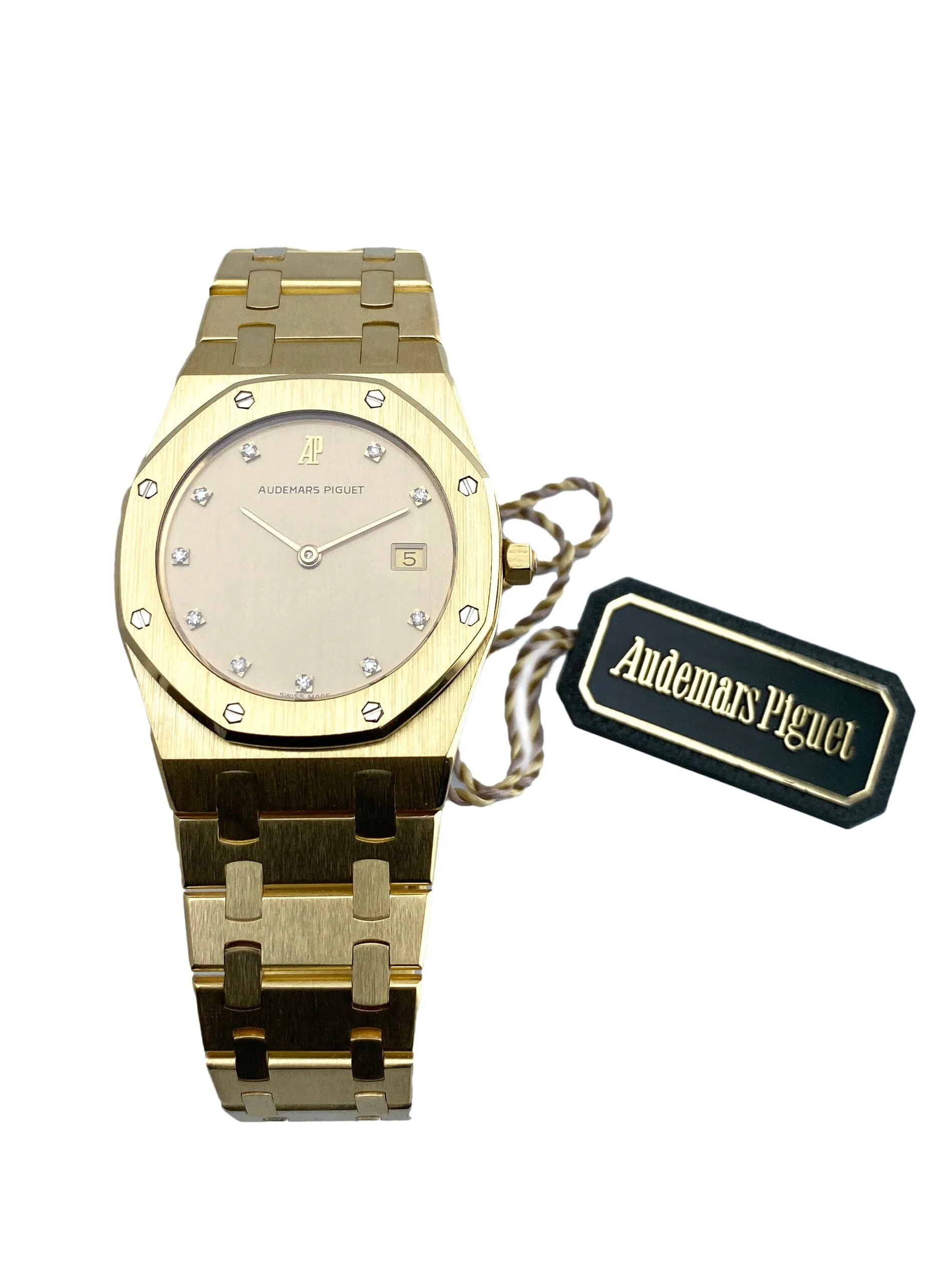 Audemars Piguet Royal Oak 56175BA Diamond Champagne Dial Ladies Watch