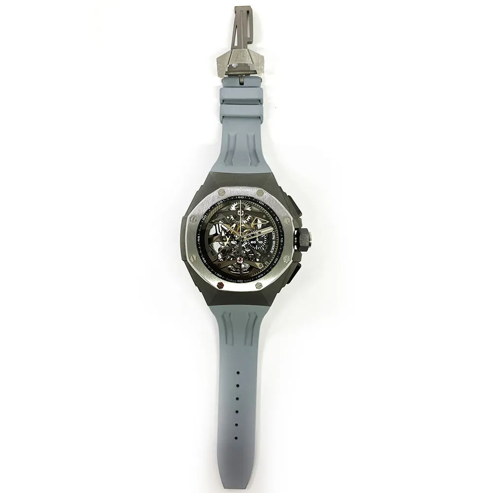 Audemars Piguet Royal Oak Concept Tourbillon 26587TI.OO.D010CA.01 Skeleton Dial Aug 2018