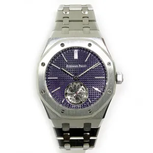 Audemars Piguet Royal Oak Flying Tourbillon Automatic Extra-Thin 26660ST.OO.1356ST.01 Purple Dial