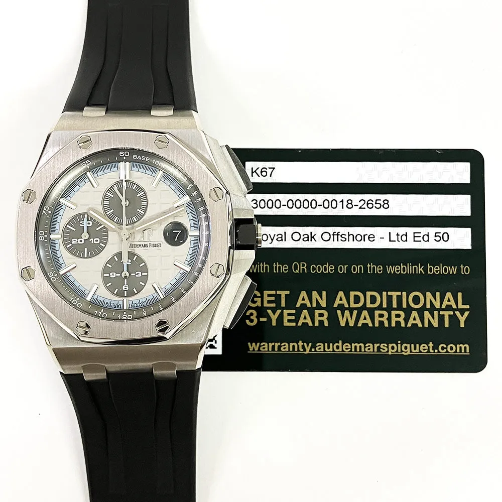 Audemars Piguet Royal Oak Offshore 15710ST.OO.A010CA.01 White Dial Oct 2019