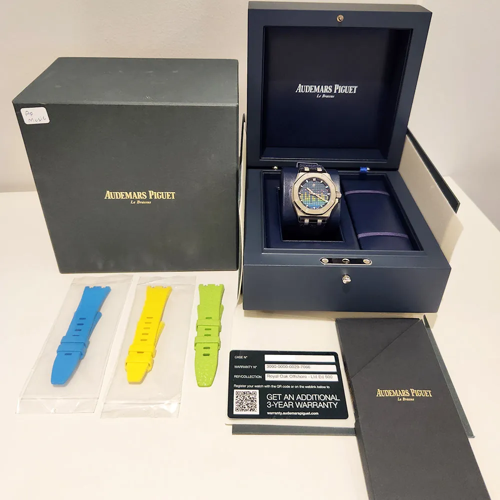 Audemars Piguet Royal Oak Offshore Music Edition 77600TI.OO.A343CA.01 Blue Dial