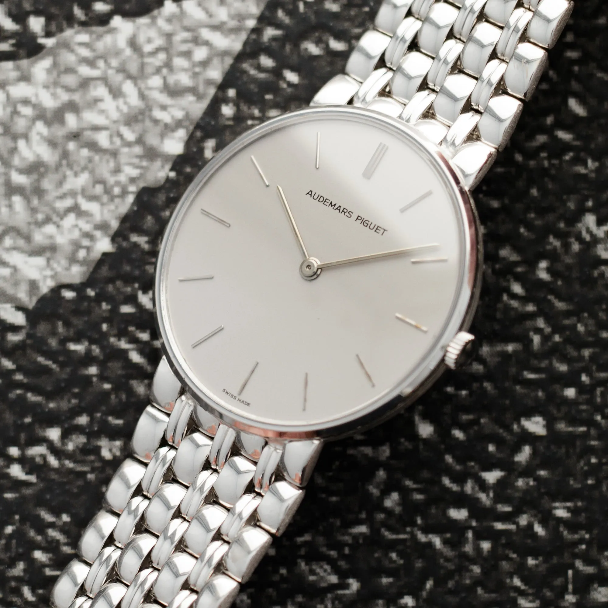 Audemars Piguet White Gold Mechanical Watch