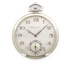 Audemars Piguet White Gold Pocket Watch, with British Soccer Provenance