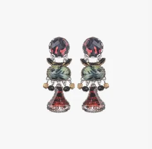 Ayala Bar Crimson Hues Beatrice Earrings