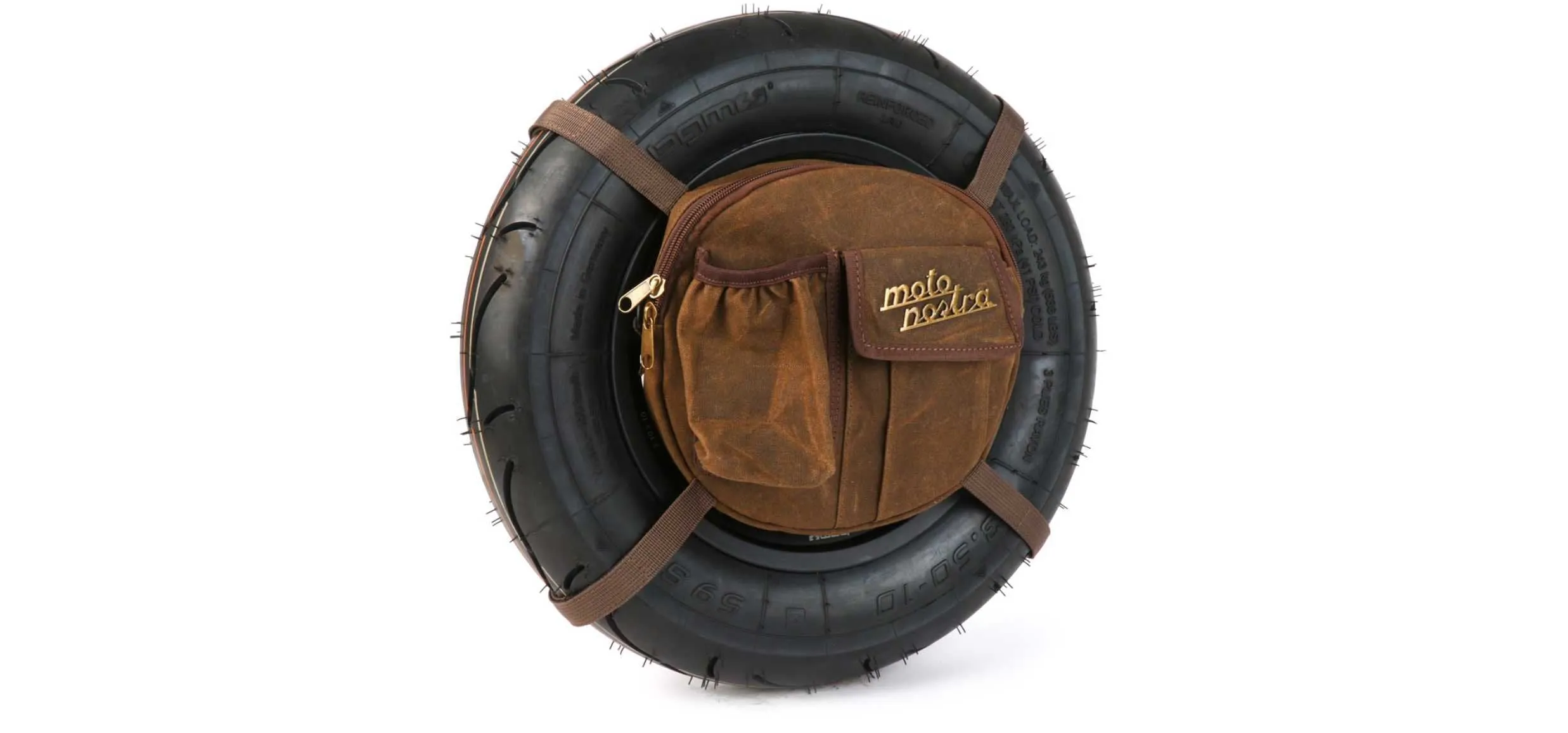 Bag for Spare Wheel MOTO NOSTRA Brown | Vespa 50/75/90/ 125/150