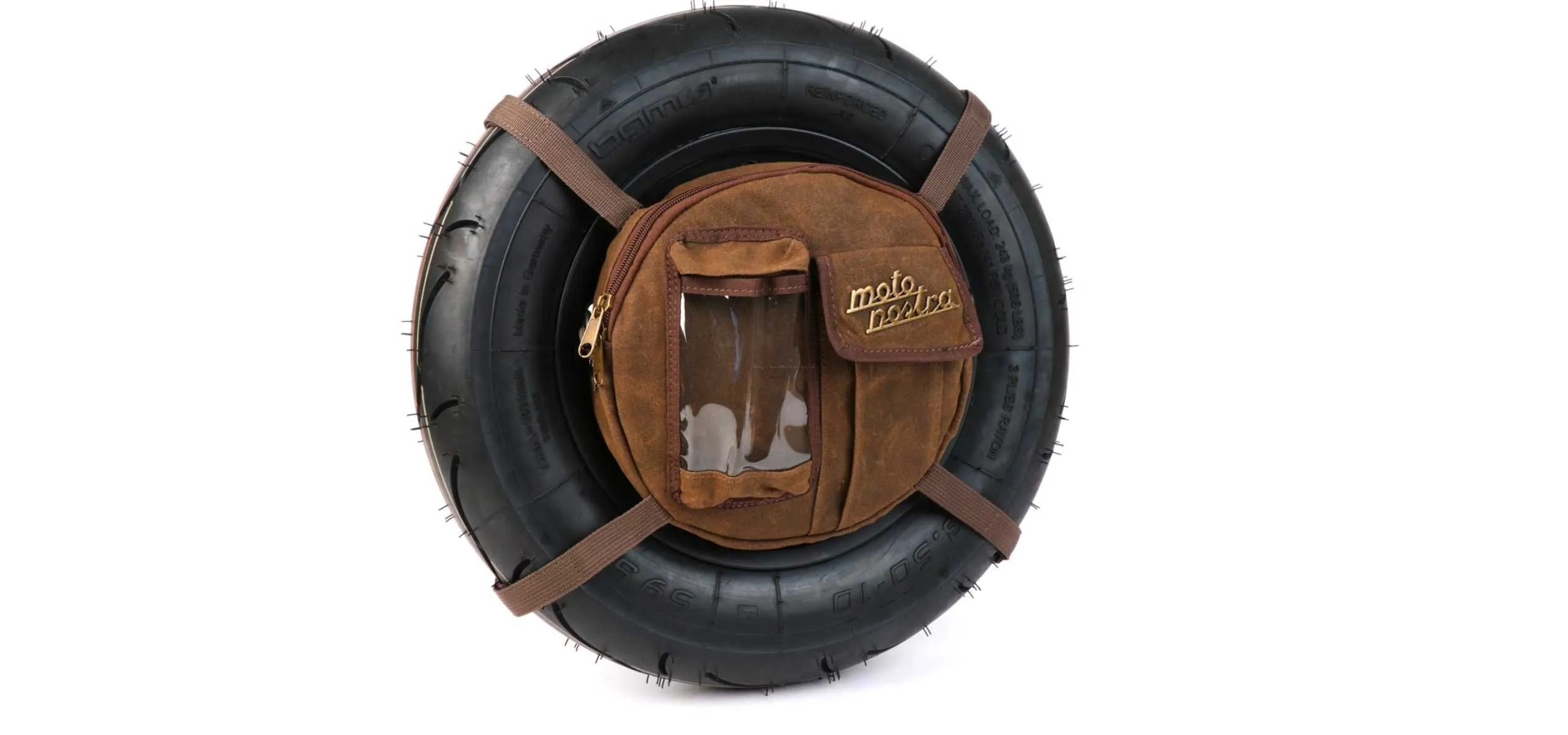 Bag for Spare Wheel MOTO NOSTRA Brown | Vespa 50/75/90/ 125/150