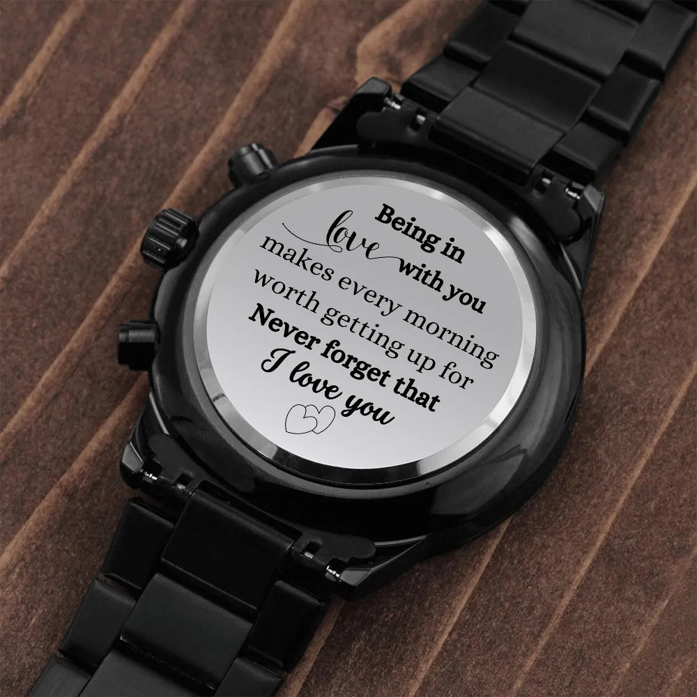 Being in love with you birthday or anniversary or Christmas gift for husband