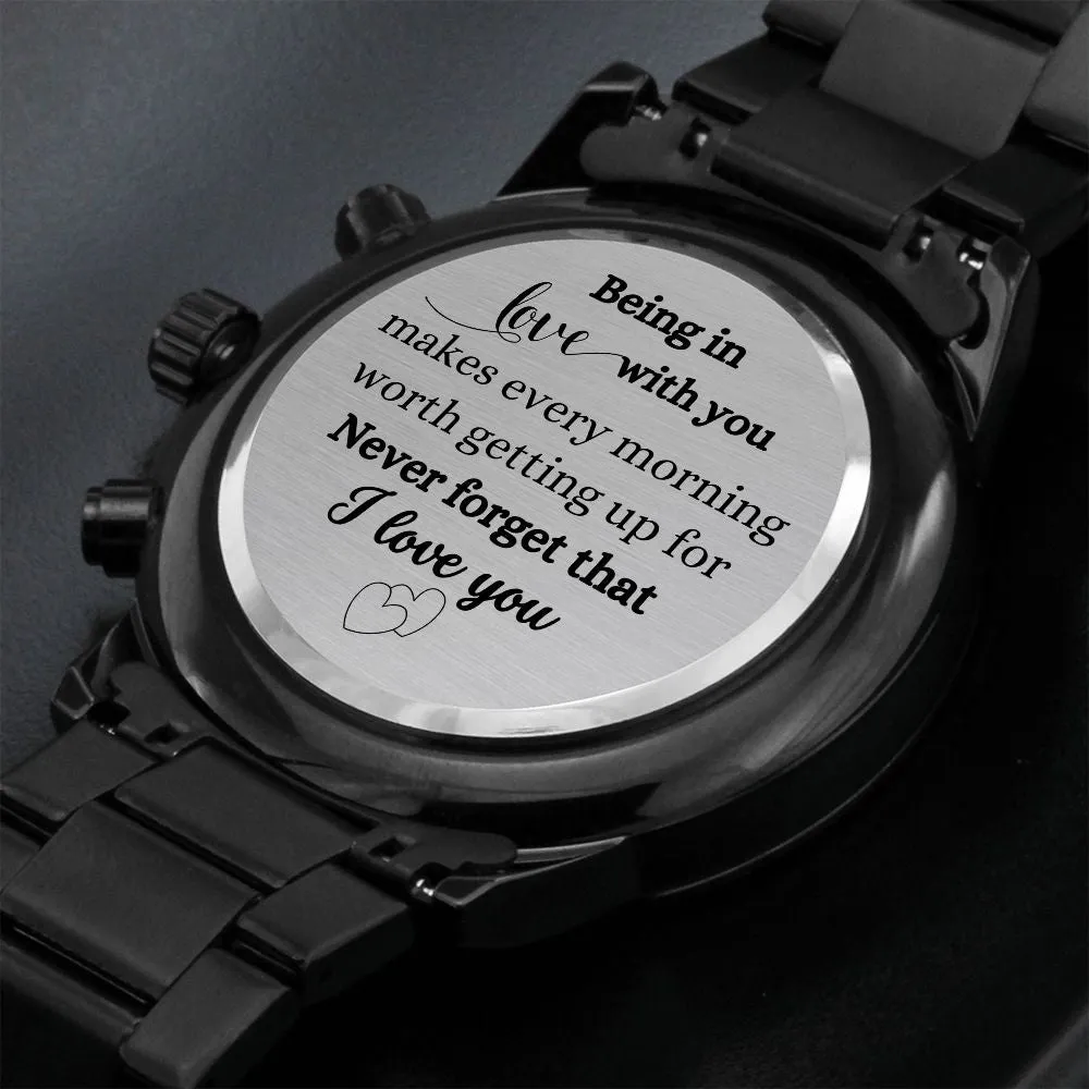 Being in love with you birthday or anniversary or Christmas gift for husband