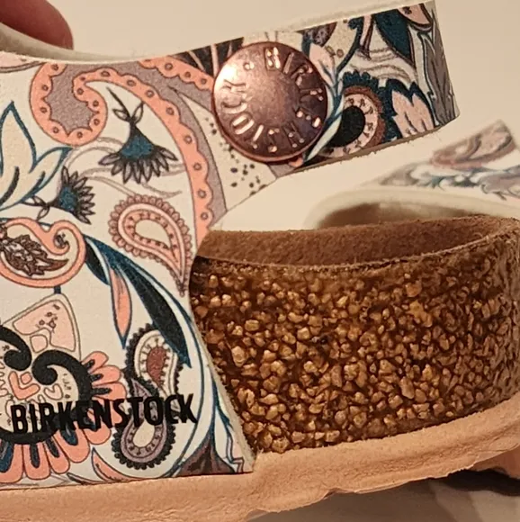 Birkenstock Kids Birko-Flor Vegan Paisley Light Rose size 27/170