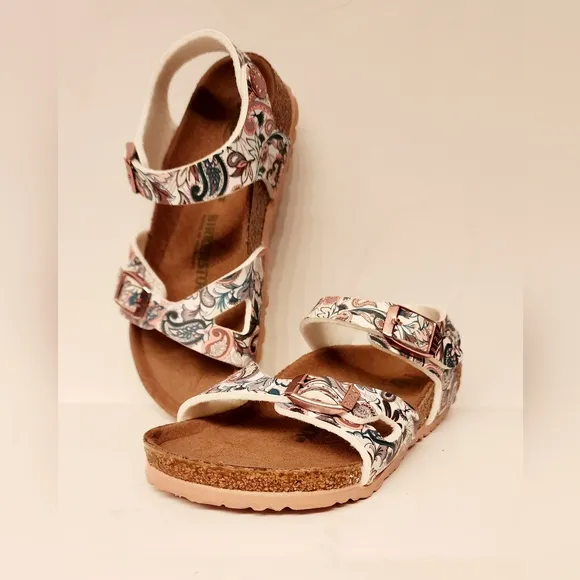 Birkenstock Kids Birko-Flor Vegan Paisley Light Rose size 27/170