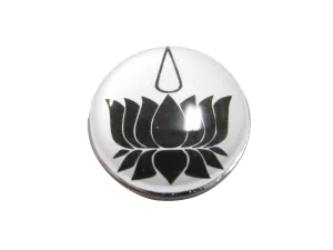 Black and White Toned Ayyavazhi Magnet