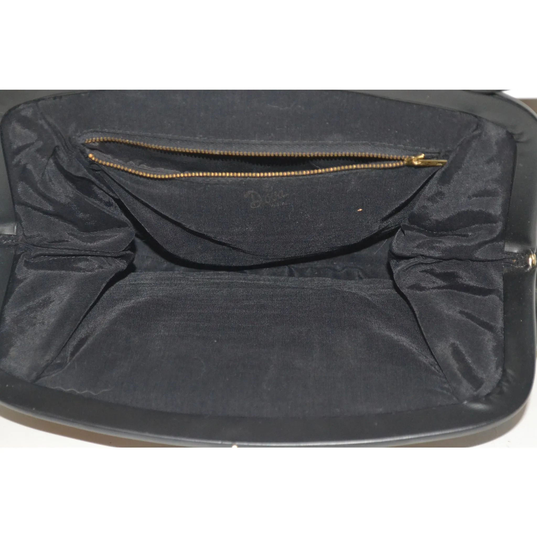 Black Floral Carpetbag Purse By Dova
