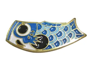 Blue Toned Festival Koi Flag Koinobori Magnet
